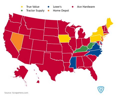 national hardware store chains.
